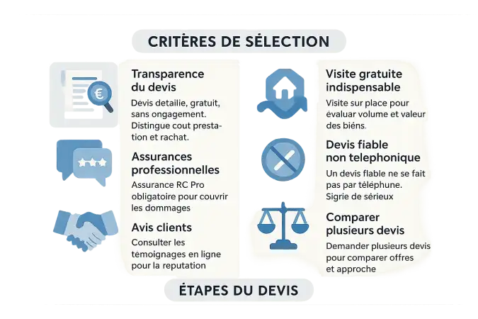 Choisir une entreprise de débarras succession