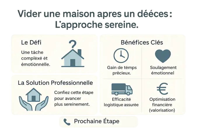 Vider une maison après un décès : une étape à confier pour avancer plus sereinement