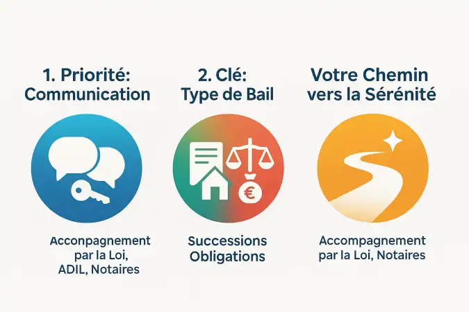 Illustration sur la gestion d'une succession locative
